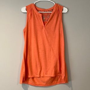 Sonoma Orange Lace Blouse